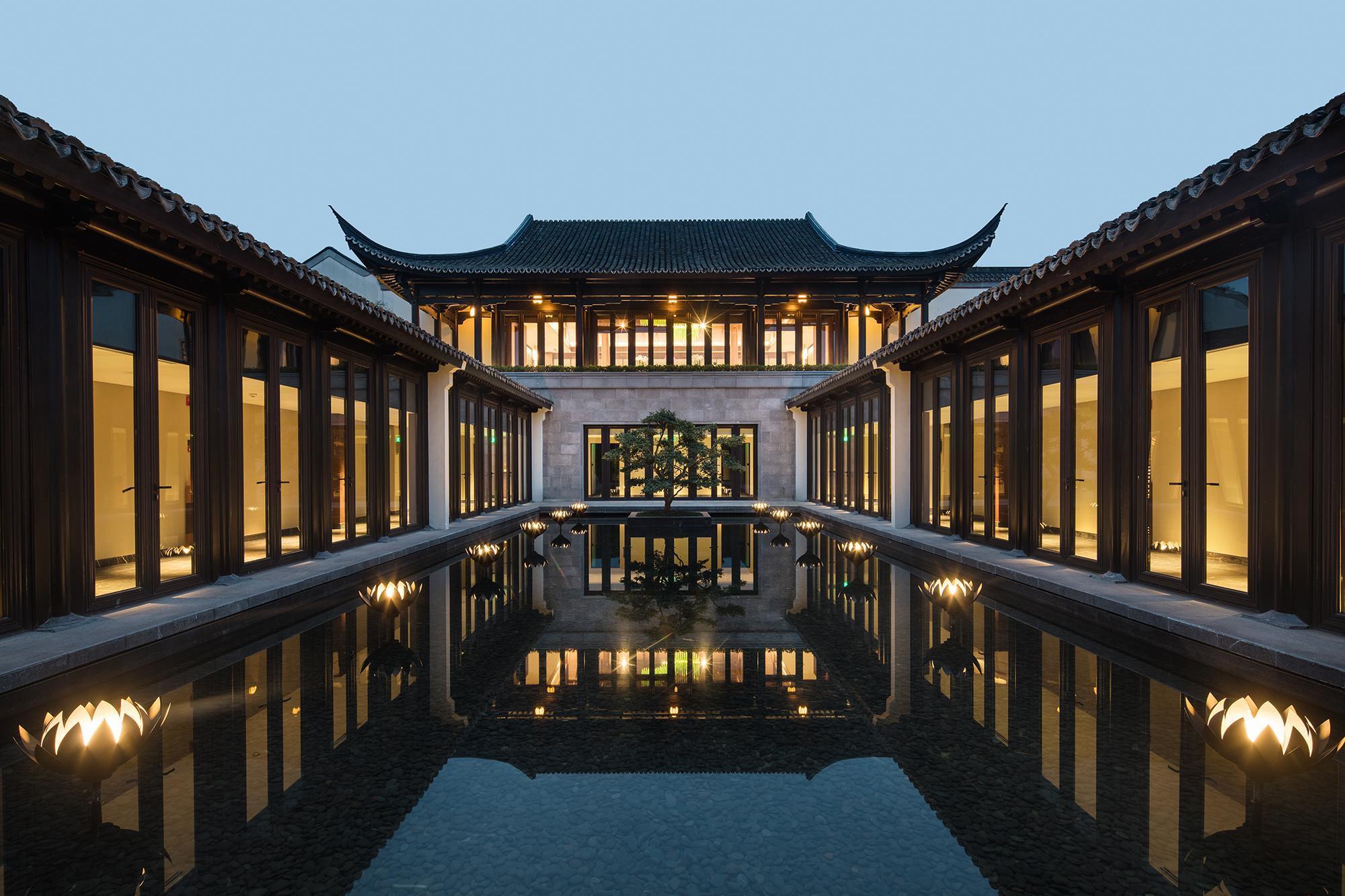Отель Banyan Tree Anji Хучжоу Экстерьер фото